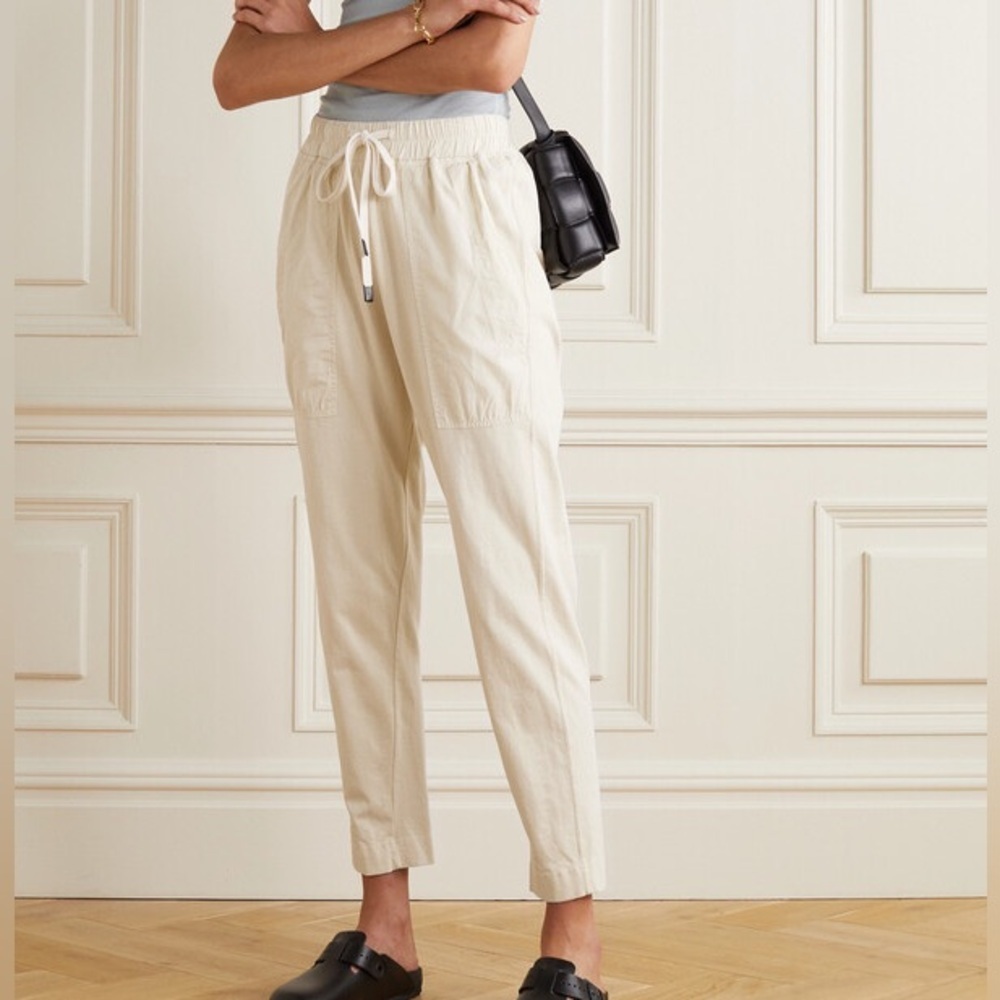 Bassike Double Jersey Contrast Tapered Pants Sz S